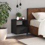 Mesita de noche de pared negra 40x31x39,5 cm de , Mesitas de noche - Ref: Foro24-848734, Precio: 42,01 €, Descuento: %