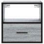 Mesitas de noche de pared 2 unidades gris sonoma 40x31x39,5 cm de , Mesitas de noche - Ref: Foro24-848741, Precio: 69,55 €, D...