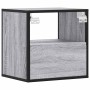 Mesitas de noche de pared 2 unidades gris sonoma 40x31x39,5 cm de , Mesitas de noche - Ref: Foro24-848741, Precio: 69,55 €, D...