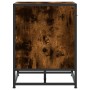 Banco zapatero madera de ingeniería roble ahumado 60x40x53,5 cm de , Bancos para recibidores y almacenamiento - Ref: Foro24-8...