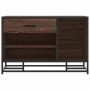 Banco zapatero madera de ingeniería marrón roble 80x40x53,5 cm de , Bancos para recibidores y almacenamiento - Ref: Foro24-84...