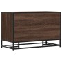 Banco zapatero madera de ingeniería marrón roble 80x40x53,5 cm de , Bancos para recibidores y almacenamiento - Ref: Foro24-84...