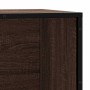 Banco zapatero madera de ingeniería marrón roble 80x40x53,5 cm de , Bancos para recibidores y almacenamiento - Ref: Foro24-84...