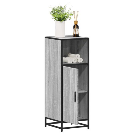 Armario de baño madera contrachapada gris sonoma 35x37,5x100 cm de , Muebles de baño - Ref: Foro24-849242, Precio: 80,47 €, D...