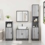 Armario de baño madera contrachapada gris sonoma 35x37,5x100 cm de , Muebles de baño - Ref: Foro24-849242, Precio: 80,47 €, D...