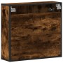 Armario con espejo baño madera roble ahumado 65x20x60 cm de , Tocadores de baño - Ref: Foro24-849256, Precio: 83,18 €, Descue...