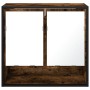 Armario con espejo baño madera roble ahumado 65x20x60 cm de , Tocadores de baño - Ref: Foro24-849261, Precio: 84,20 €, Descue...