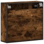 Armario con espejo baño madera roble ahumado 65x20x60 cm de , Tocadores de baño - Ref: Foro24-849261, Precio: 84,20 €, Descue...