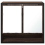 Armario con espejo baño madera marrón roble 65x20x60 cm de , Tocadores de baño - Ref: Foro24-849263, Precio: 80,79 €, Descuen...