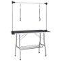Mesa de aseo para perros ajustable con 2 lazos y cesta de vidaXL, Productos de higiene para mascotas - Ref: Foro24-171070, Pr...