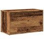 Banco de pasillo de aglomerado madera vieja 80x40x45 cm de , Bancos para recibidores y almacenamiento - Ref: Foro24-856752, P...