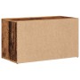 Banco de pasillo de aglomerado madera vieja 80x40x45 cm de , Bancos para recibidores y almacenamiento - Ref: Foro24-856752, P...