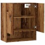 Armario de pared madera de ingeniería madera vieja 60x31x70 cm de , Taquillas y armarios de almacenamiento - Ref: Foro24-8570...