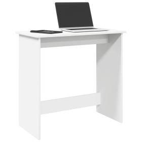 Escritorio de madera contrachapada blanco 80x40x75 cm de , Escritorios - Ref: Foro24-860454, Precio: 42,88 €, Descuento: %