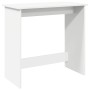 Escritorio de madera contrachapada blanco 80x40x75 cm de , Escritorios - Ref: Foro24-860454, Precio: 42,88 €, Descuento: %