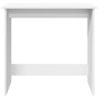 Escritorio de madera contrachapada blanco 80x40x75 cm de , Escritorios - Ref: Foro24-860454, Precio: 42,88 €, Descuento: %