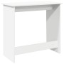 Escritorio de madera contrachapada blanco 80x40x75 cm de , Escritorios - Ref: Foro24-860454, Precio: 42,88 €, Descuento: %