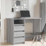 Escritorio de madera de ingeniería gris Sonoma 102x50x75 cm de , Escritorios - Ref: Foro24-860468, Precio: 112,64 €, Descuent...