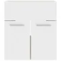 Armario para lavabo contrachapada blanco roble 41x38,5x46 cm de vidaXL, Muebles de baño - Ref: Foro24-804643, Precio: 36,25 €...
