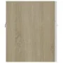 Armario para lavabo contrachapada blanco roble 41x38,5x46 cm de vidaXL, Muebles de baño - Ref: Foro24-804643, Precio: 36,25 €...