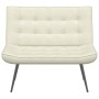 Banco de terciopelo color crema 110x74x84 cm de , Bancos - Ref: Foro24-4012345, Precio: 135,50 €, Descuento: %