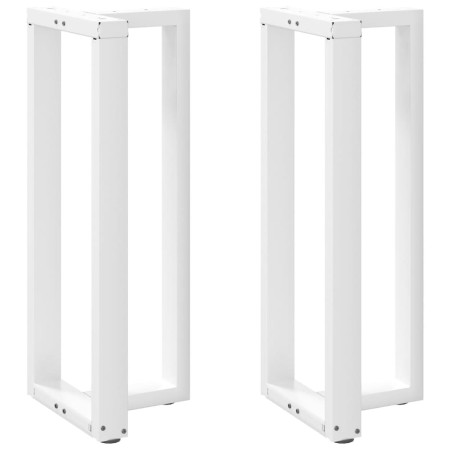 Patas de mesa bar forma T 2 uds acero blanco 40x35x(100-101) cm de , Patas para mesas - Ref: Foro24-4013085, Precio: 136,28 €...