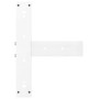 Patas de mesa bar forma T 2 uds acero blanco 40x35x(100-101) cm de , Patas para mesas - Ref: Foro24-4013085, Precio: 136,28 €...