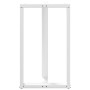Patas de mesa bar forma T 2 uds acero blanco 60x35x(100-101) cm de , Patas para mesas - Ref: Foro24-4013093, Precio: 140,63 €...