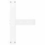 Patas de mesa bar forma T 2 uds acero blanco 60x35x(100-101) cm de , Patas para mesas - Ref: Foro24-4013093, Precio: 140,63 €...