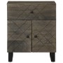 Mesita de noche madera maciza de mango negra 50x33x60 cm de , Mesitas de noche - Ref: Foro24-4017695, Precio: 81,86 €, Descue...