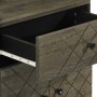 Mesita de noche madera maciza de mango negra 50x33x60 cm de , Mesitas de noche - Ref: Foro24-4017695, Precio: 81,86 €, Descue...