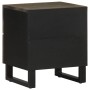Mesitas de noche 2 uds madera maciza de mango negro 40x33x46 cm de , Mesitas de noche - Ref: Foro24-4017683, Precio: 133,69 €...
