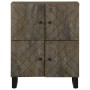 Aparador negro 60x33x75 cm madera maciza mango de , Almacenamiento para CD y DVD - Ref: Foro24-4017710, Precio: 108,25 €, Des...