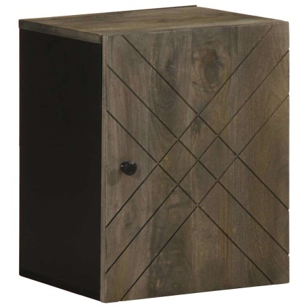 Mueble de baño de pared de madera maciza mango negro 38x33x48cm de , Muebles de baño - Ref: Foro24-4017704, Precio: 63,50 €, ...