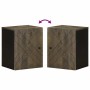 Mueble de baño de pared de madera maciza mango negro 38x33x48cm de , Muebles de baño - Ref: Foro24-4017704, Precio: 63,50 €, ...