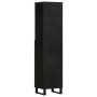 Mueble de baño de madera maciza de mango negro 38x33x160 cm de , Muebles de baño - Ref: Foro24-4017706, Precio: 121,63 €, Des...