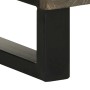 Mueble de baño de madera maciza de mango negro 38x33x160 cm de , Muebles de baño - Ref: Foro24-4017706, Precio: 121,63 €, Des...
