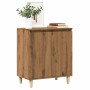 Aparador madera contrachapada roble artisian 60x35x70 cm de , Aparadores - Ref: Foro24-856477, Precio: 69,24 €, Descuento: %