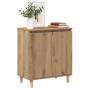 Aparador madera contrachapada roble artisian 60x35x70 cm de , Aparadores - Ref: Foro24-856477, Precio: 69,24 €, Descuento: %