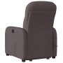 Sillón masaje eléctrico reclinable elevable tela marrón oscuro de , Sillones - Ref: Foro24-3303007, Precio: 313,20 €, Descuen...
