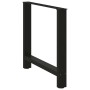 Patas de mesa de centro acero negro 2 uds 70x(72-73) cm de , Patas para mesas - Ref: Foro24-4013308, Precio: 82,84 €, Descuen...