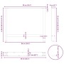 Patas de mesa de centro acero blanco 2 uds 90x(72-73) cm de , Patas para mesas - Ref: Foro24-4013317, Precio: 102,38 €, Descu...