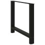 Patas de mesa de centro acero negro 2 uds 100x(72-73) cm de , Patas para mesas - Ref: Foro24-4013320, Precio: 106,36 €, Descu...