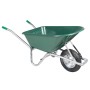 Carretilla verde 90 L 150 kg acero galvanizado y plástico de , Carretillas - Ref: Foro24-4013466, Precio: 155,64 €, Descuento: %