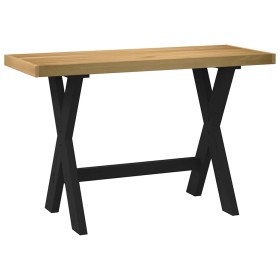 Escritorio NOAIN patas en X madera maciza pino 120x50x75 cm de , Escritorios - Ref: Foro24-4100040, Precio: 109,37 €, Descuen...