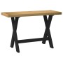 Escritorio NOAIN patas en X madera maciza pino 120x50x75 cm de , Escritorios - Ref: Foro24-4100040, Precio: 109,37 €, Descuen...