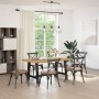 Mesa comedor NOAIN patas forma A madera maciza pino 160x90x75cm de , Mesas de cocina y de comedor - Ref: Foro24-4100042, Prec...