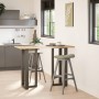 Patas mesa bar forma T 2 uds acero natural 40x35x(100-101) cm de , Patas para mesas - Ref: Foro24-4013087, Precio: 149,05 €, ...
