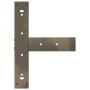 Patas mesa bar forma T 2 uds acero natural 40x35x(100-101) cm de , Patas para mesas - Ref: Foro24-4013087, Precio: 149,05 €, ...