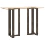 Patas mesa bar forma T 2 uds acero natural 40x35x(100-101) cm de , Patas para mesas - Ref: Foro24-4013087, Precio: 149,05 €, ...